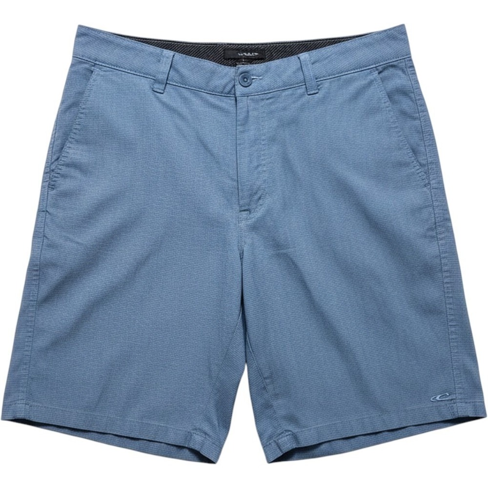 O'Neill Mens Hybrid Shorts Blue Heathered 34 Casual Beach Surf Walk Shorts